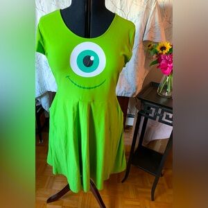 NWOT Disney Pixar Monster’s Inc Mike Dress - Torrid Size 1